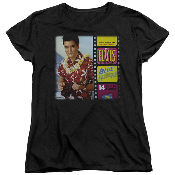 Elvis Presley - Blue Hawaii Album Women's Short Sleeve
