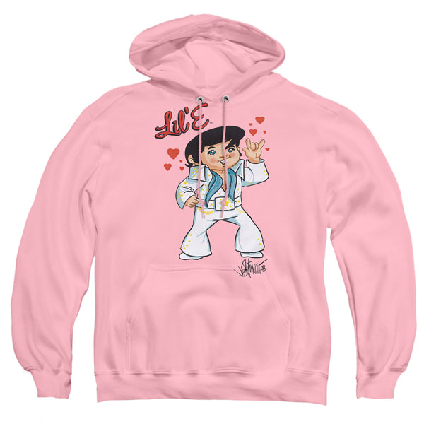Elvis Presley - Lil E Adult Pullover Hoodie