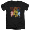Elvis Presley - Vegas Remembered Adult Slim Fit V Neck Cotton