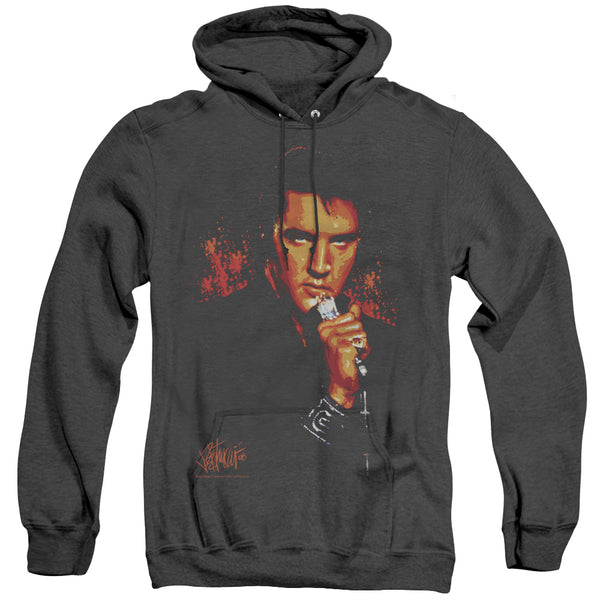 Elvis Presley - Trouble Adult Heather Hoodie