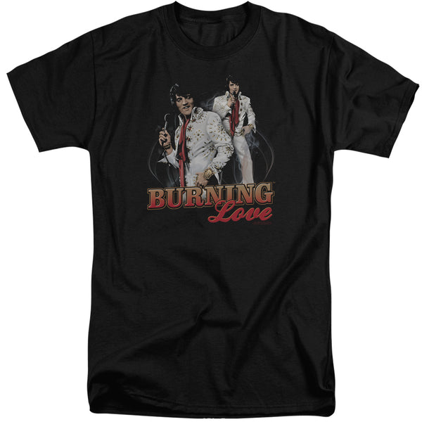 Elvis Presley - Burning Love Adult Tall Fit Short Sleeve