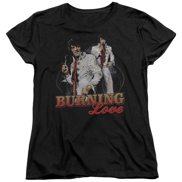 Elvis Presley - Burning Love Women's Short Sleeve