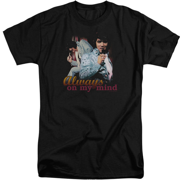 Elvis Presley - Always On My Mind Adult Tall Fit Short Sleeve