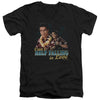 Elvis Presley - Cant Help Falling Adult Slim Fit V Neck Cotton