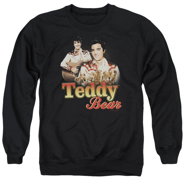 Elvis Presley - Teddy Bear Adult Crewneck Sweatshirt