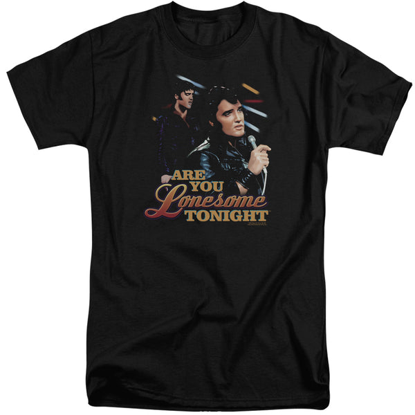 Elvis Presley - Are You Lonesome Adult Tall Fit Short Sleeve