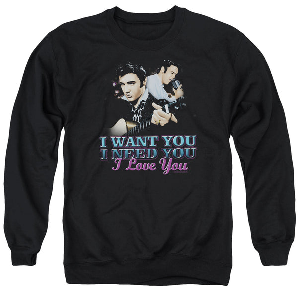 Elvis Presley - I Want You Adult Crewneck Sweatshirt