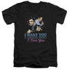 Elvis Presley - I Want You Adult Slim Fit V Neck Cotton