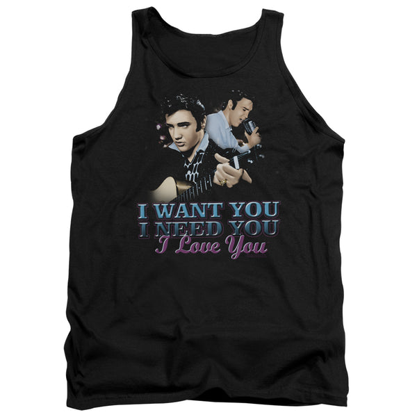 Elvis Presley - I Want You Adult Tank Top