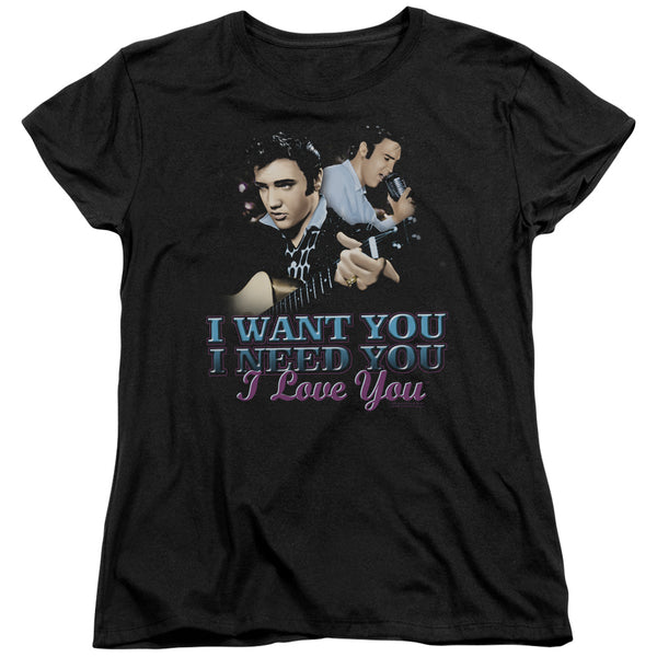 Elvis Presley - I Want You Women's Short Sleeve