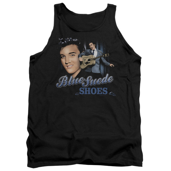 Elvis Presley - Blue Suede Shoes Adult Tank Top