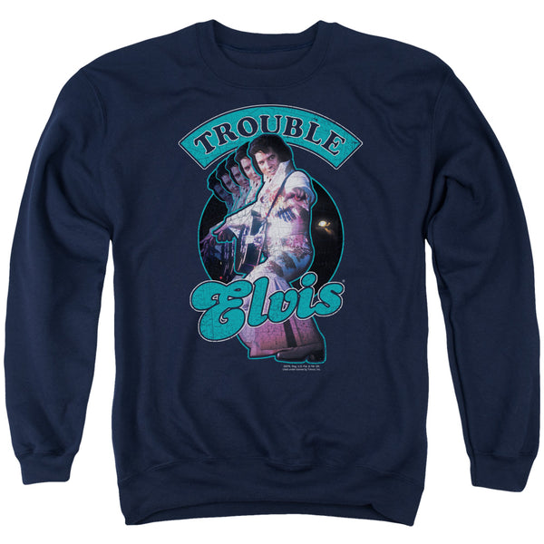Elvis Presley - Total Trouble Adult Crewneck Sweatshirt