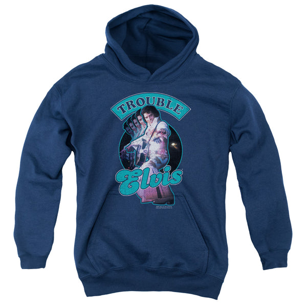 Elvis Presley - Total Trouble Youth Hooded Sweatshirt