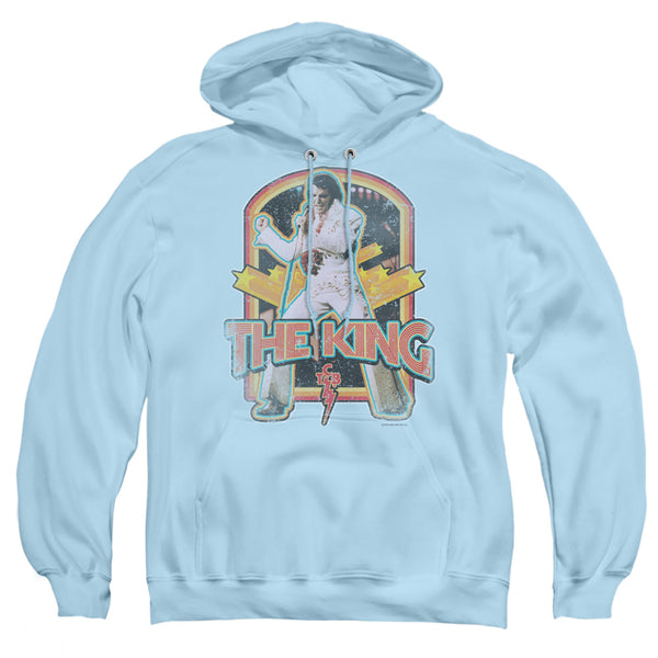 Elvis Presley - Distressed King Adult Pullover Hoodie