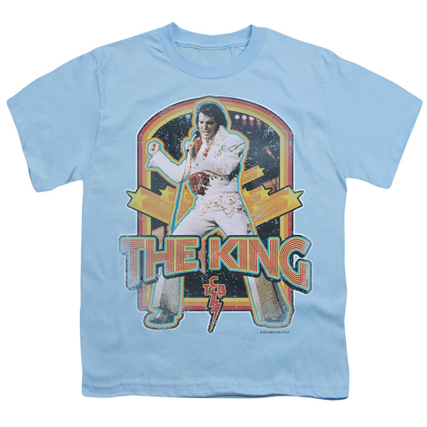Elvis Presley - Distressed King Youth Short Sleeve