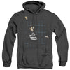 Elvis Presley - Blue Bars Adult Heather Hoodie