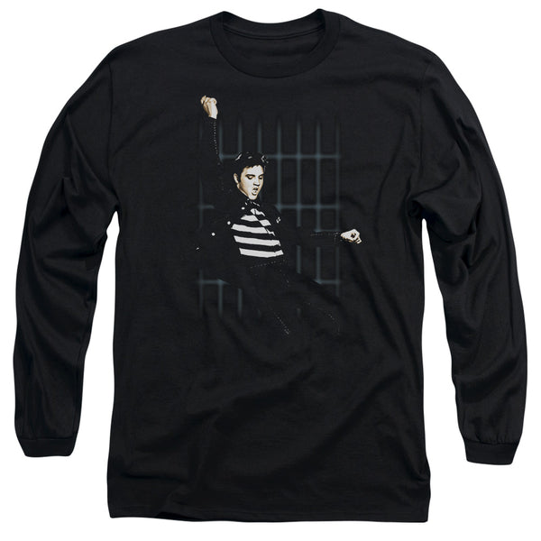 Elvis Presley - Blue Bars Adult Long Sleeve