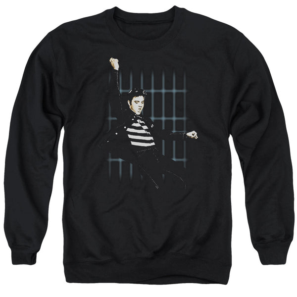 Elvis Presley - Blue Bars Adult Crewneck Sweatshirt