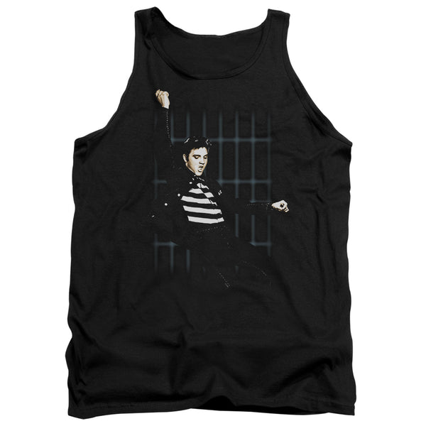 Elvis Presley - Blue Bars Adult Tank Top
