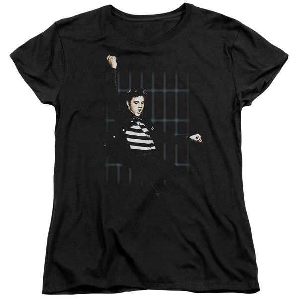 Elvis Presley - Blue Bars Women's Short Sleeve