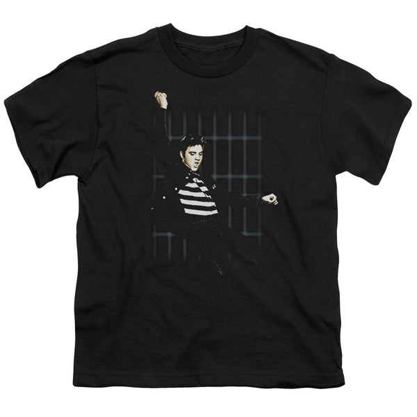 Elvis Presley - Blue Bars Youth Short Sleeve