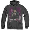 Elvis Presley - 35 Leather Adult Heather Hoodie