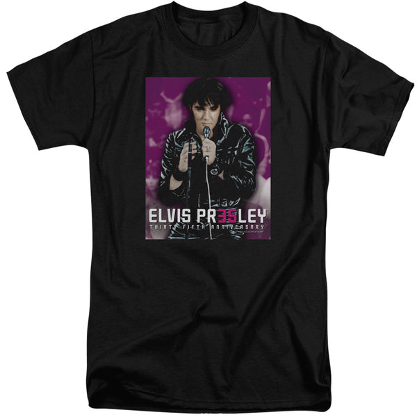 Elvis Presley - 35 Leather Adult Tall Fit Short Sleeve