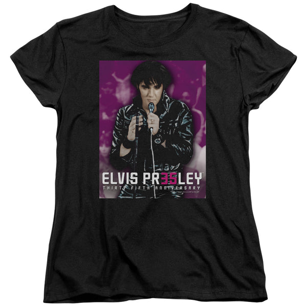 Elvis Presley - 35 Leather Women's Short Sleeve