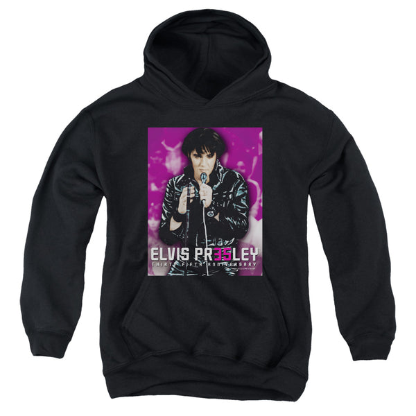 Elvis Presley - 35 Leather Youth Hooded Sweatshirt
