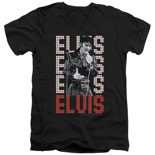 Elvis Presley - 1968 Adult Slim Fit V Neck Cotton