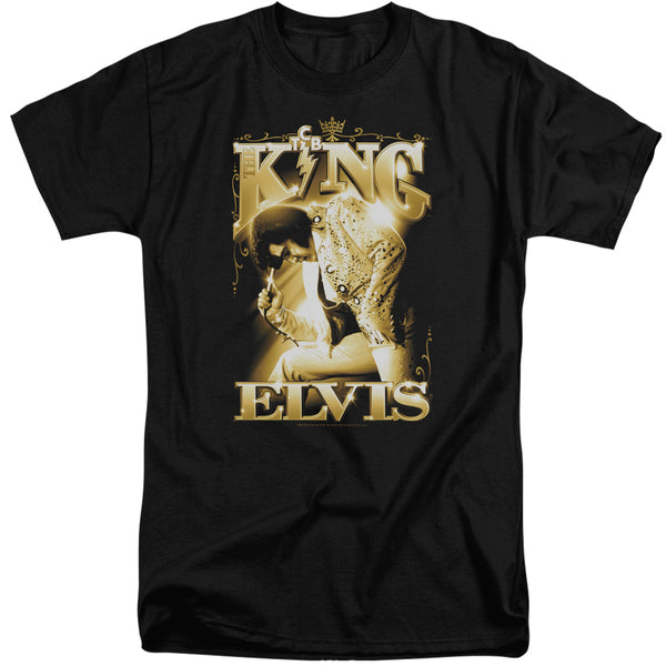 Elvis Presley - The King Adult Tall Fit Short Sleeve