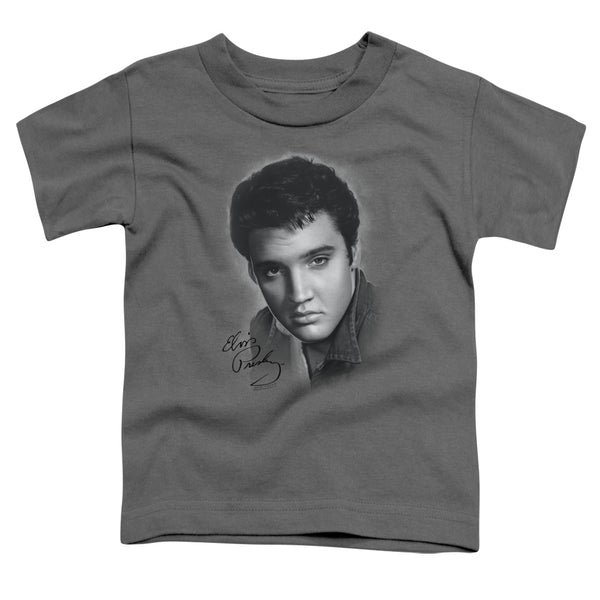 Elvis Presley - Grey Portrait Toddler Short Sleeve