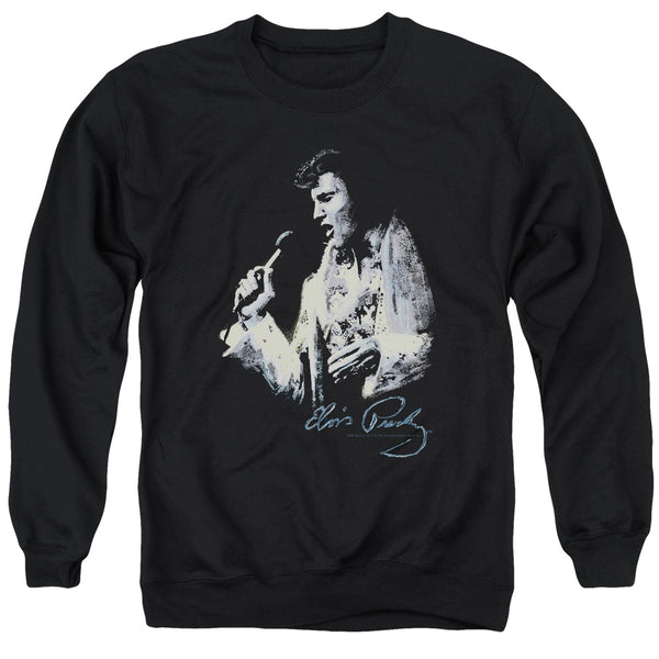 Elvis Presley - Painted King Adult Crewneck Sweatshirt