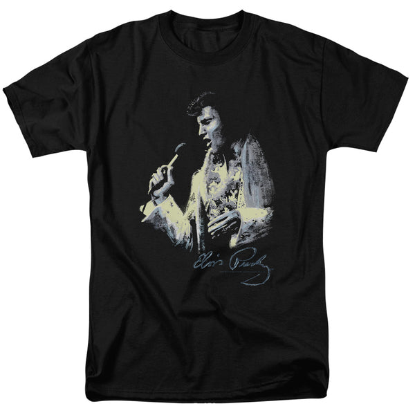 Elvis Presley - Painted King Adult Regular Fit Short Sleeve