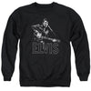 Elvis Presley - Guitar In Hand Adult Crewneck Sweatshirt