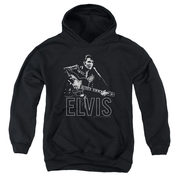 Elvis Presley - Guitar In Hand Youth Hooded Sweatshirt