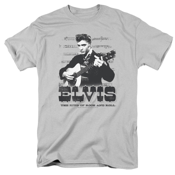 Elvis Presley - The King Of Adult Regular Fit Short Sleeve