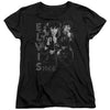 Elvis Presley - Leathered Women's Short Sleeve