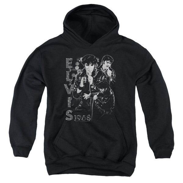 Elvis Presley - Leathered Youth Hooded Sweatshirt