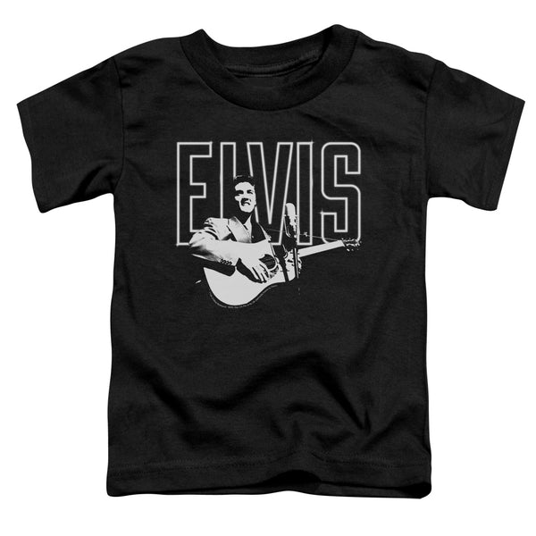 Elvis Presley - White Glow Toddler Short Sleeve