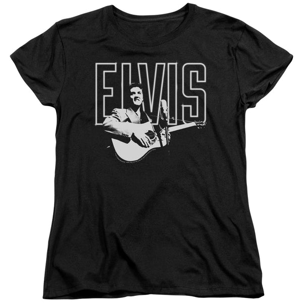 Elvis Presley - White Glow Women's Short Sleeve