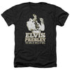Elvis Presley - Golden Adult Regular Fit Heather Short Sleeve