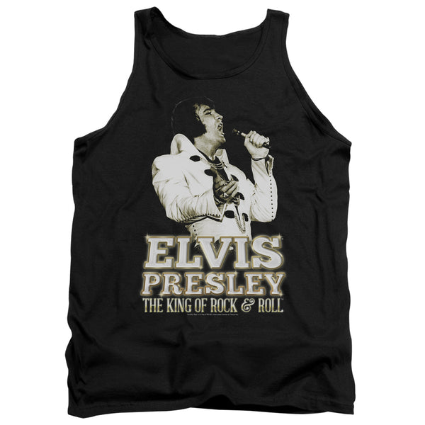 Elvis Presley - Golden Adult Tank Top