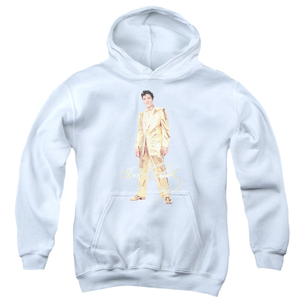 Elvis Presley - Gold Lame Suit Youth Hooded Sweatshirt