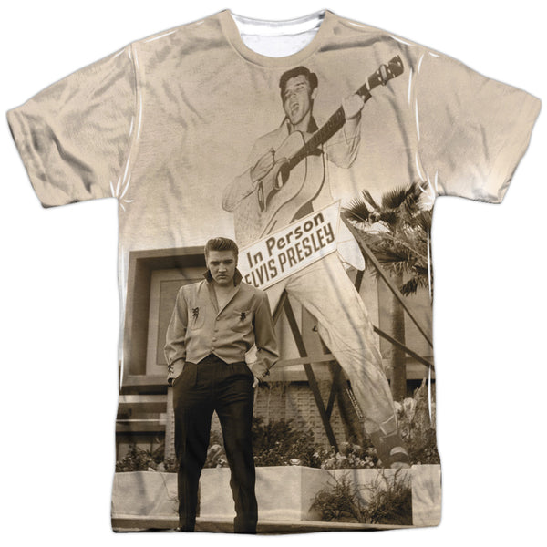 Elvis Presley - Larger Than Life Adult Regular Fit Short Sleeve 100% Poly
