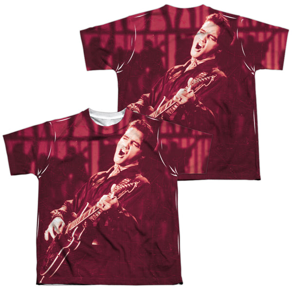 Elvis Presley - Scratched 68 Youth Short Sleeve 100% Poly