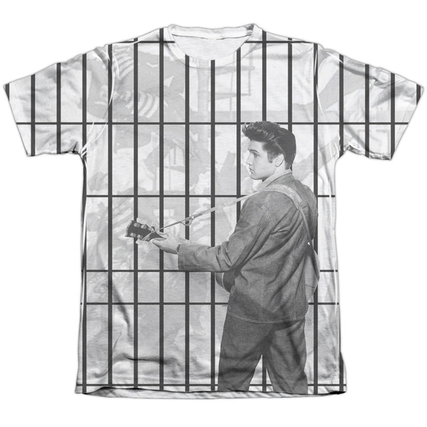 Elvis Presley - Whole Cell Block Adult Regular Fit Short Sleeve 65 - 35 Poly - Cotton