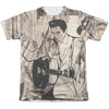 Elvis Presley - Guitarman Adult Regular Fit Short Sleeve 65 - 35 Poly - Cotton