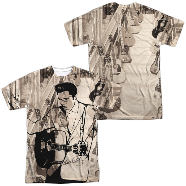 Elvis Presley - Guitarman Adult Regular Fit Short Sleeve 100% Poly
