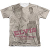 Elvis Presley - Flaming Star Adult Regular Fit Short Sleeve 65 - 35 Poly - Cotton